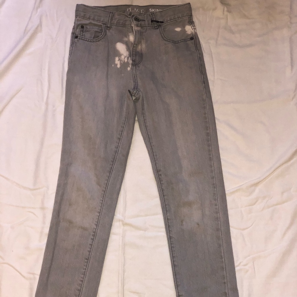 Grey skinny jeans